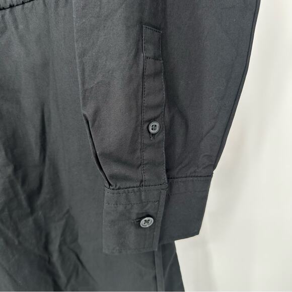 Everlane The Supima Cotton Shirt Dress in black Size XS NWOT - Picture 6 of 14